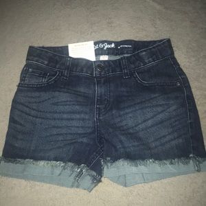 Dark Washed Shorts